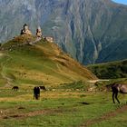 Großer Kaukasus in Georgien Stepantsminda