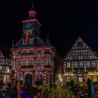 Grosser Markt mit Rathaus in Heppenheim an der Bergstrasse