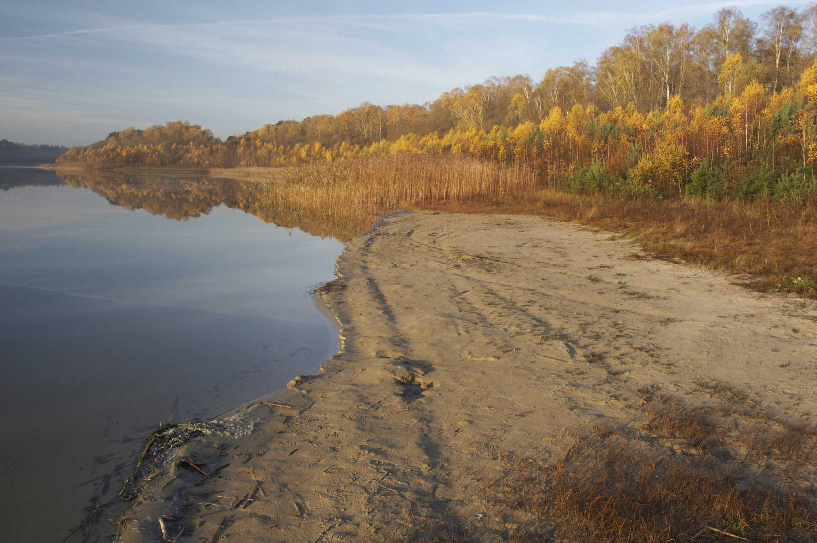 Großer Pinnowsee im Herbst 2006