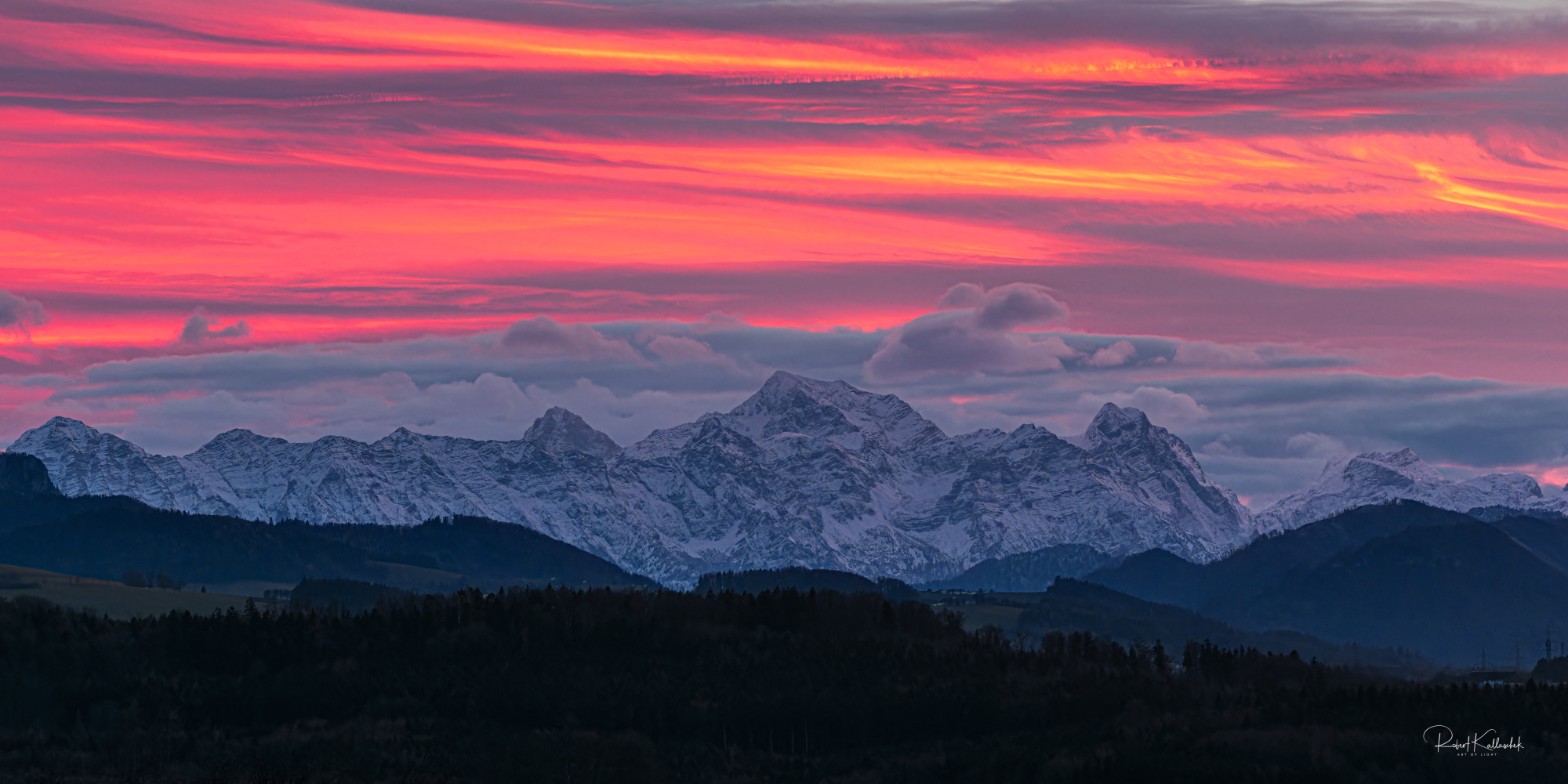 Großer Priel bei Abendlicht