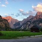 Großer Priel u. Totes Gebirge im Sonnenuntergang