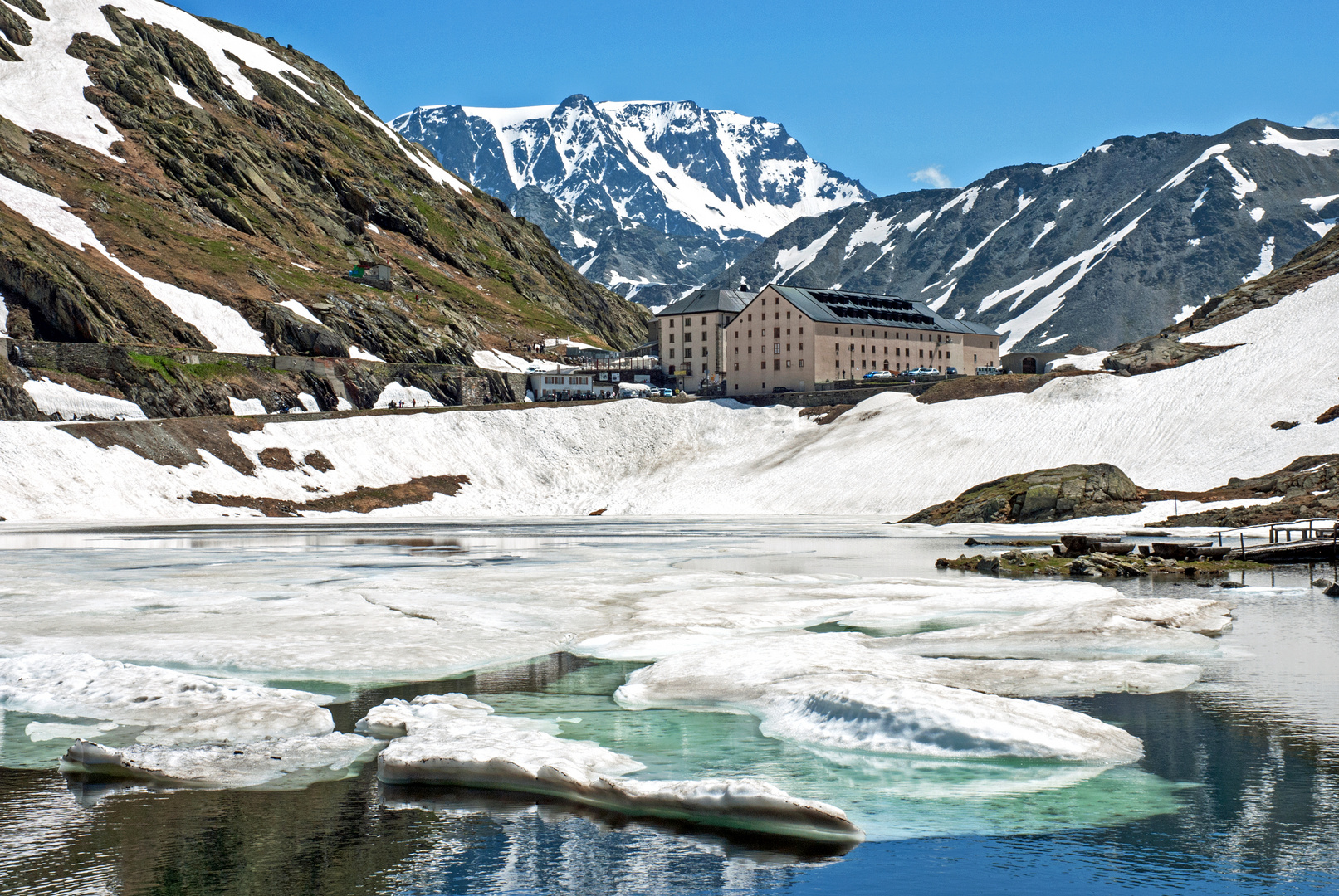 Grosser St. Bernhardpass Hospitz 16.06.2008 