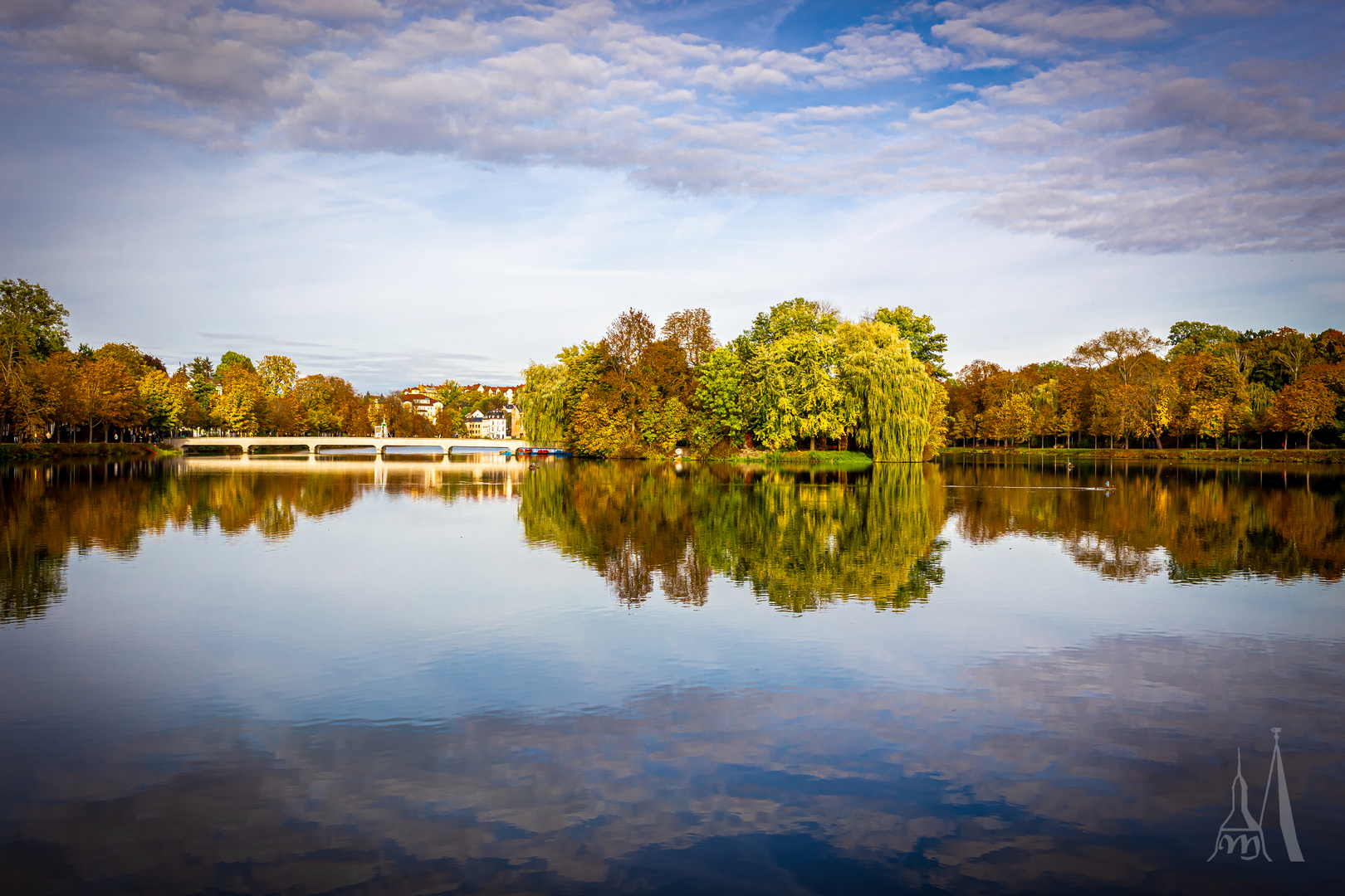 Großer Teich im Herbst Foto & Bild deutschland, europe, thüringen