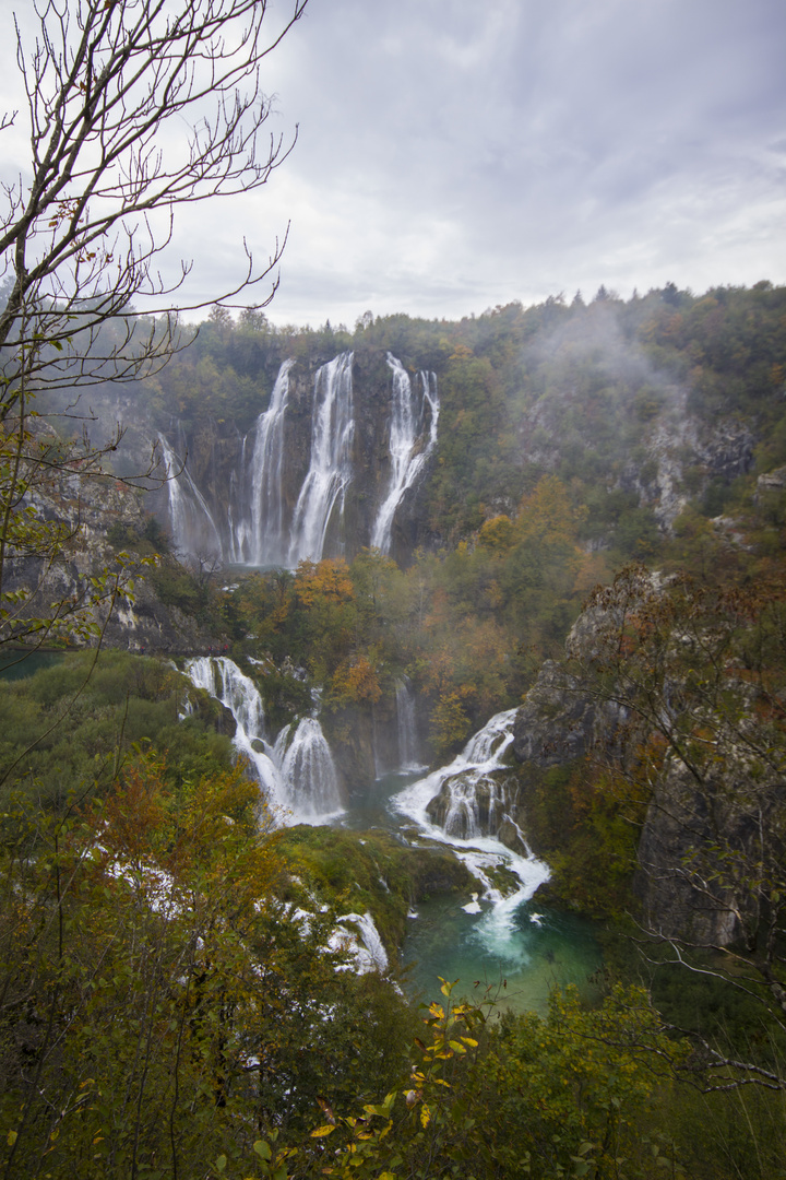 Großer Wasserfall der Plitvicer Seen