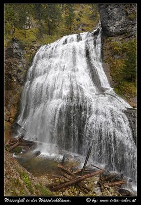 Grosser Wasserfall in der Wasserlochklamm