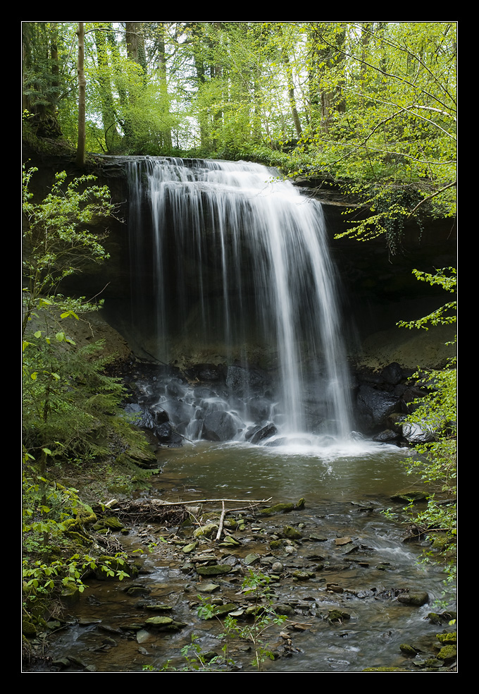 grosser Wasserfall in Rothenburg