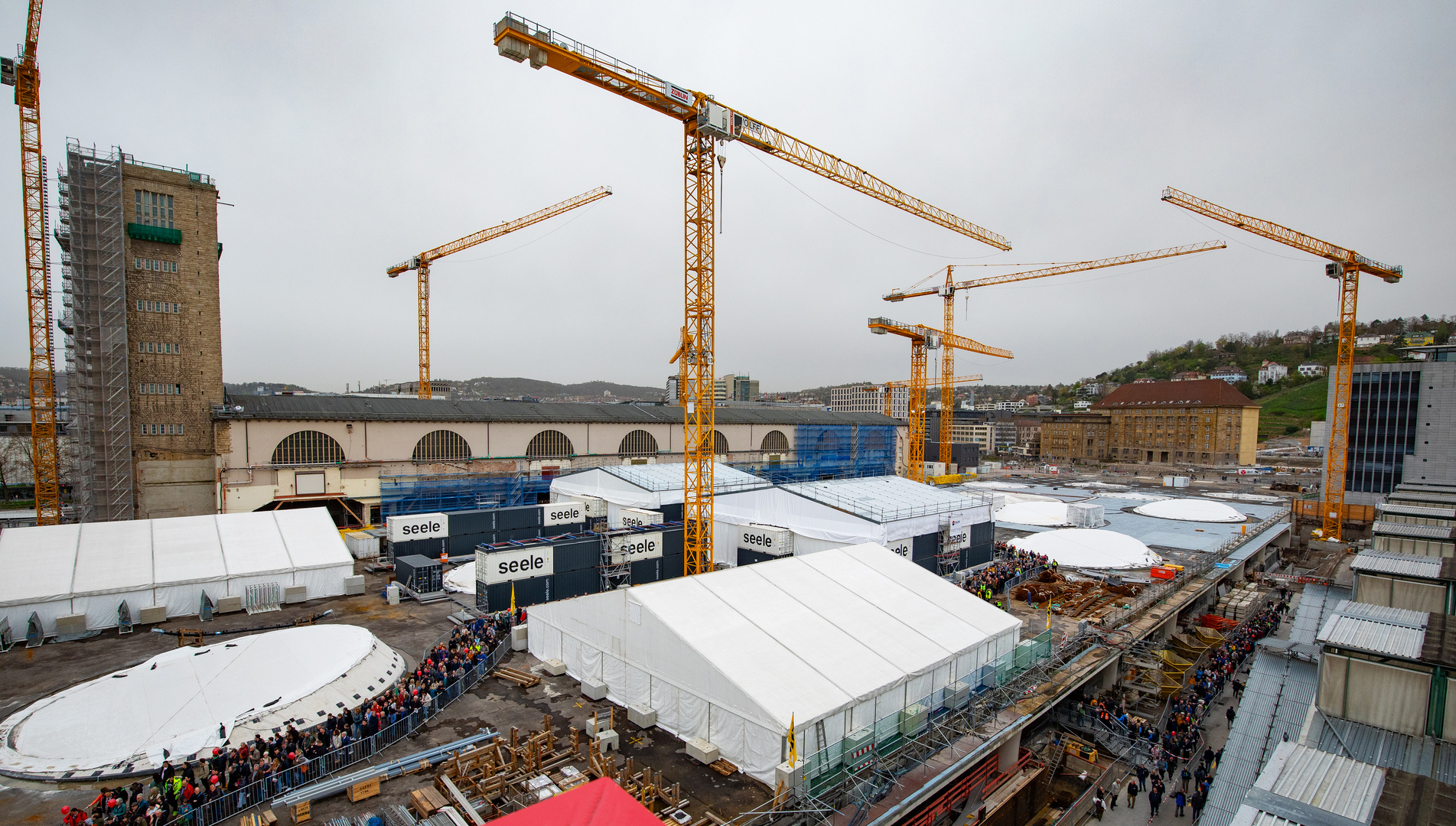 Großes Besucherinteresse am Tag der offenen Baustelle