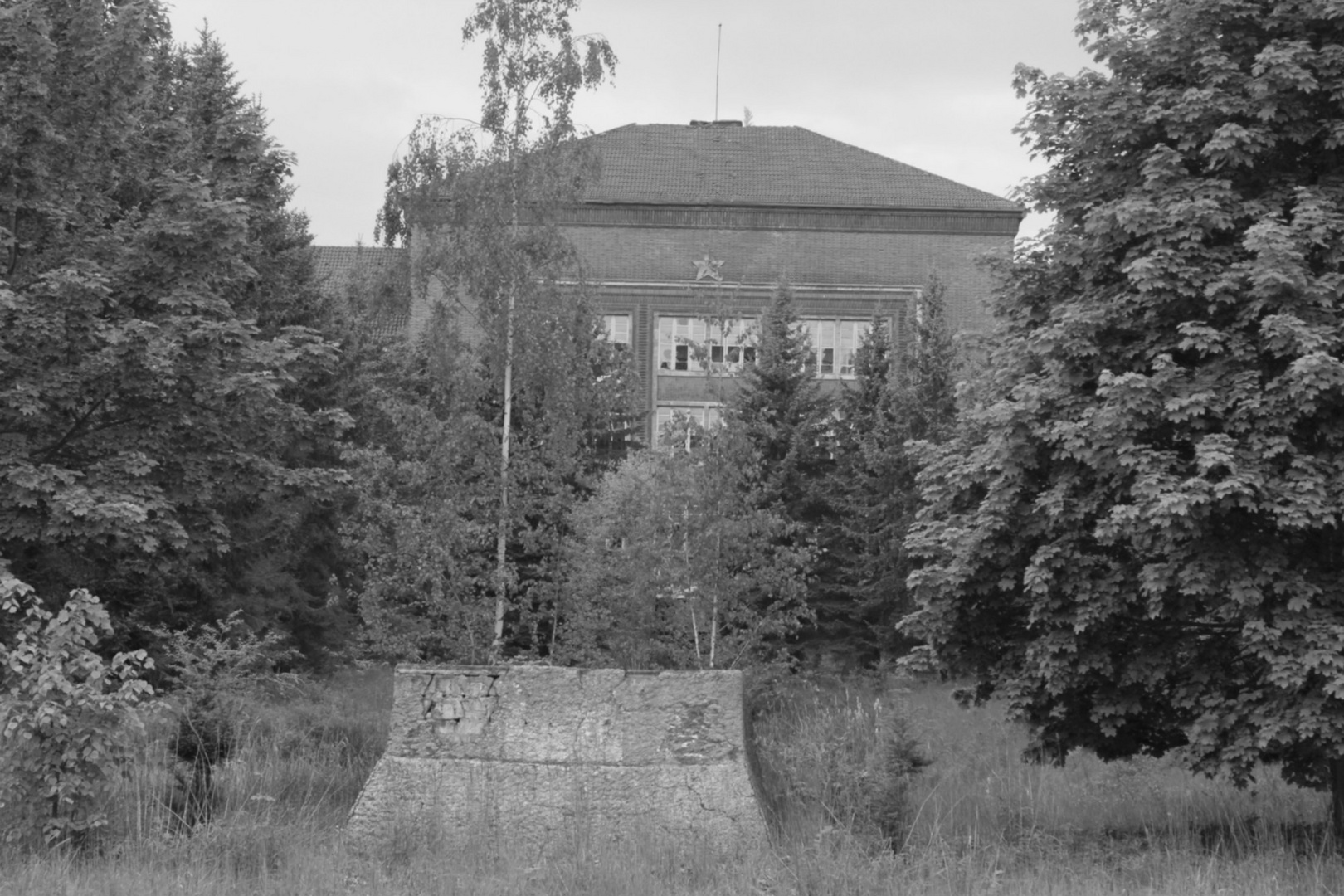 grosses russisches Stabsgebäude bei Berlin