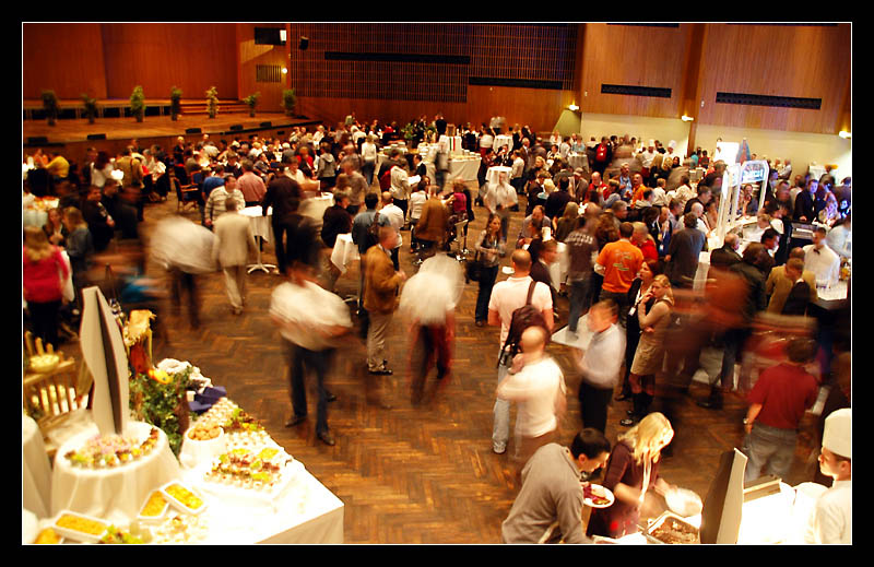 Großes Treiben auf der Gala