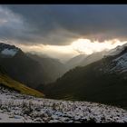 Großes Walsertal von der Biberacher Hütte aus