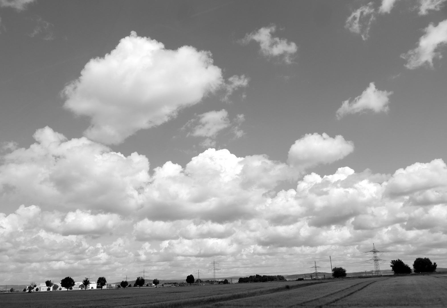 Großes Wolkenbild