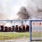 Großfeuer in einer Recyclinganlage