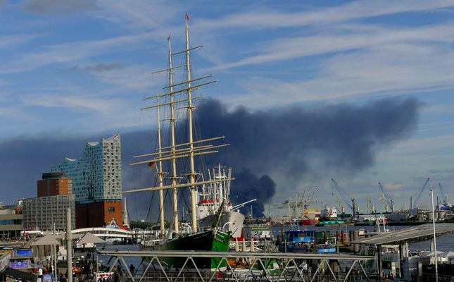 Großfeuer in Veddel