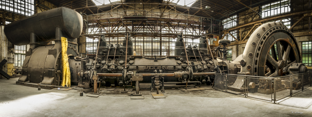 Großgasmaschine in der Henrichshütte Hattingen