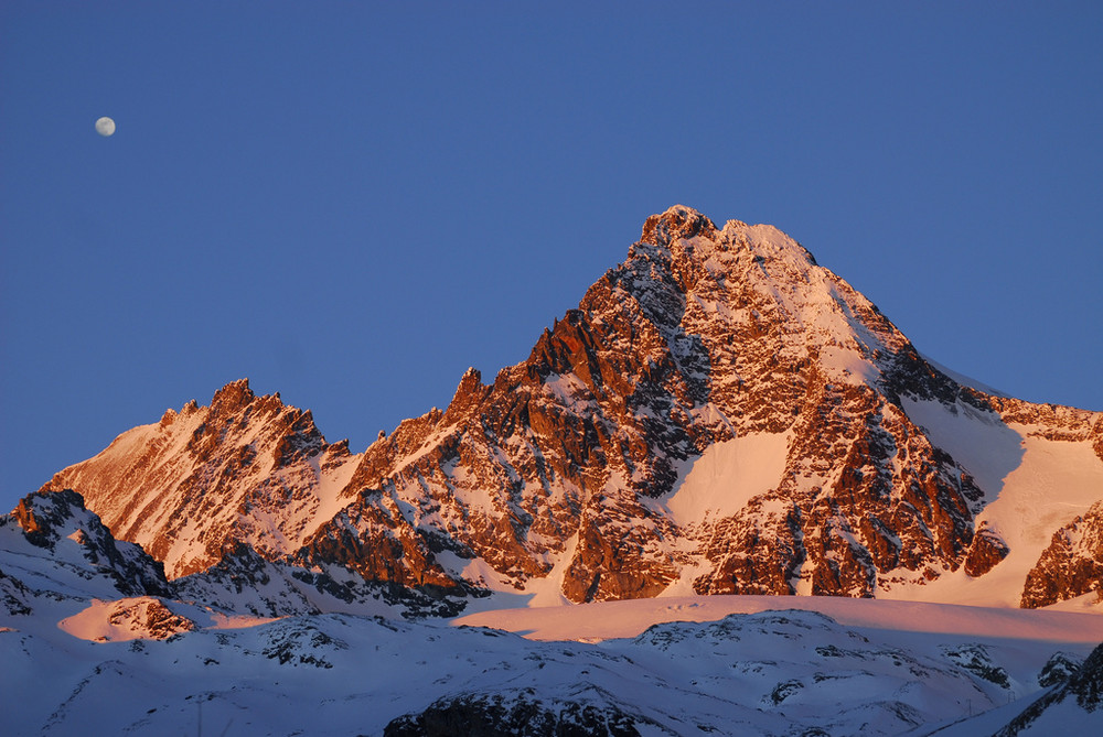 Großglockner im Abendrot