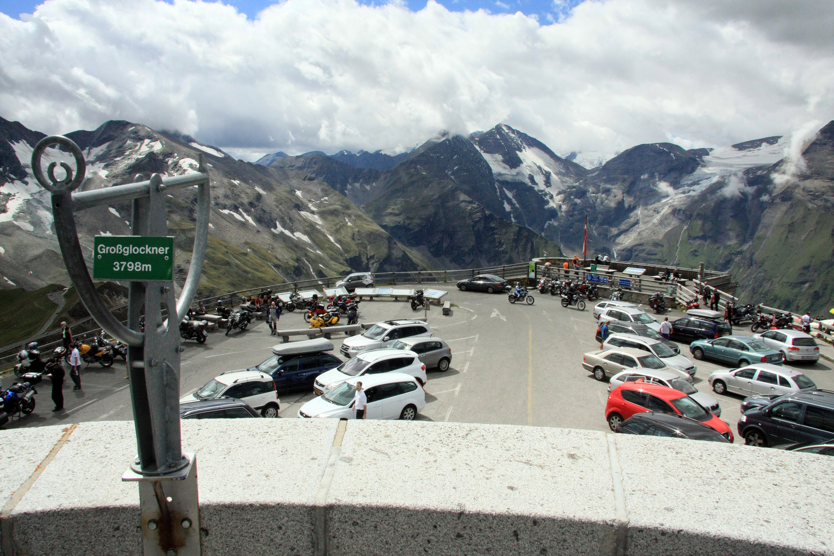 Grossglockner im Visier vom Bikers Point, Edelweißkopfspitze 2011