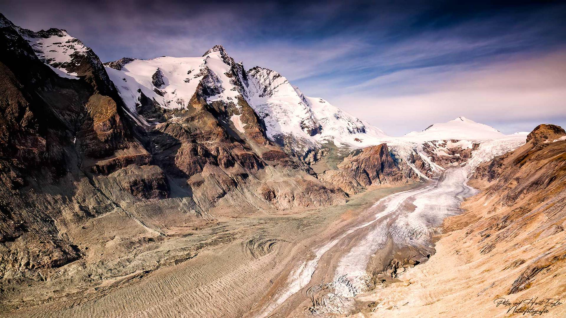 Grossglockner mit Gletscher