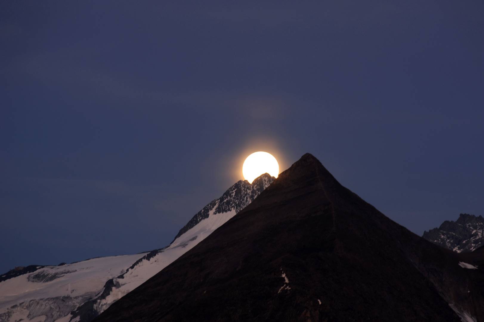 Großglockner mit Heiligenschein