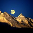 Großglockner mit Vollmond