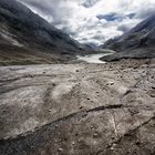 Großglockner, Pasterze. Blick zum unteren Gletscher