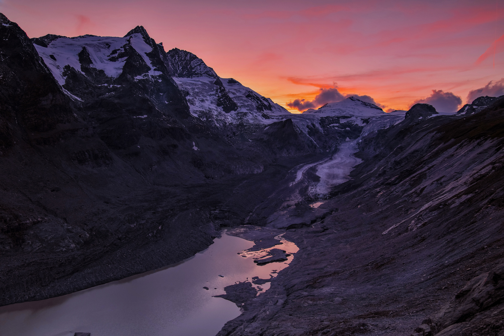 Großglockner und Pasterze