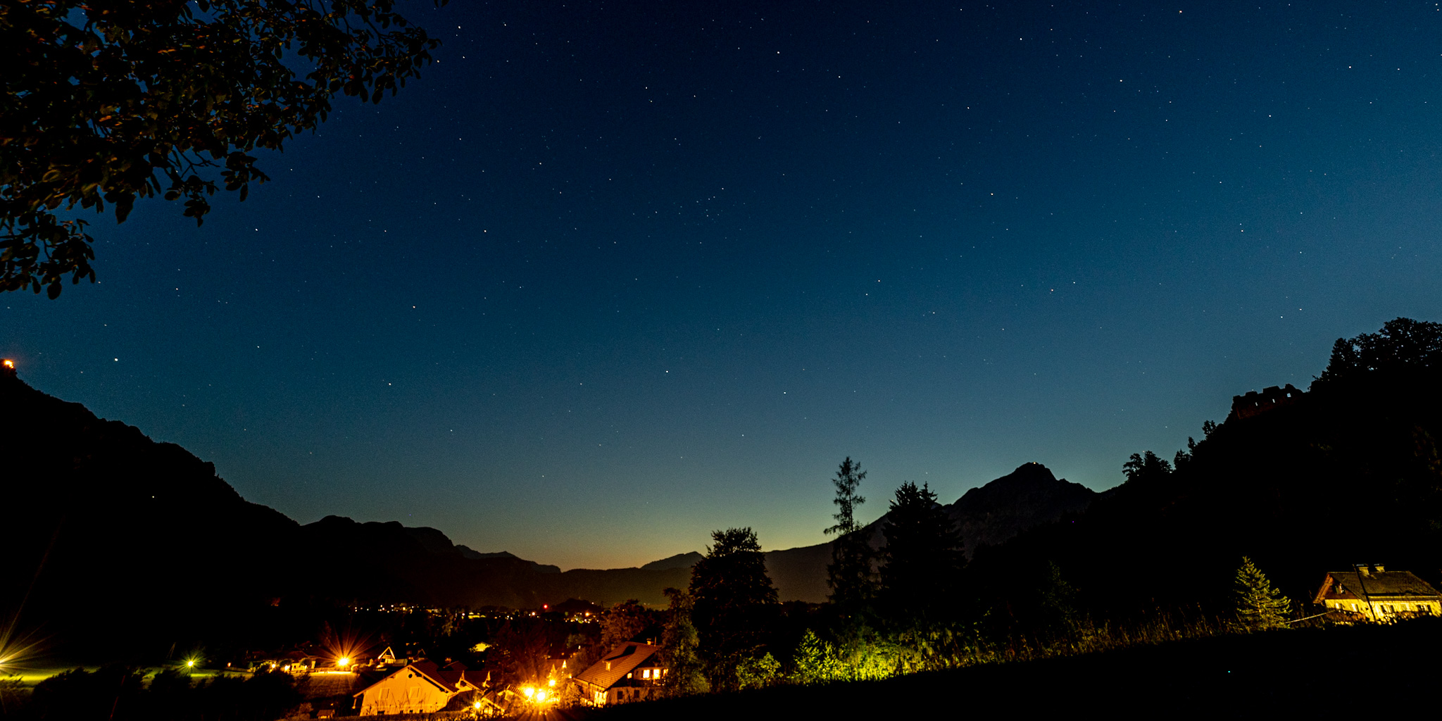 Großgmain bei Nacht