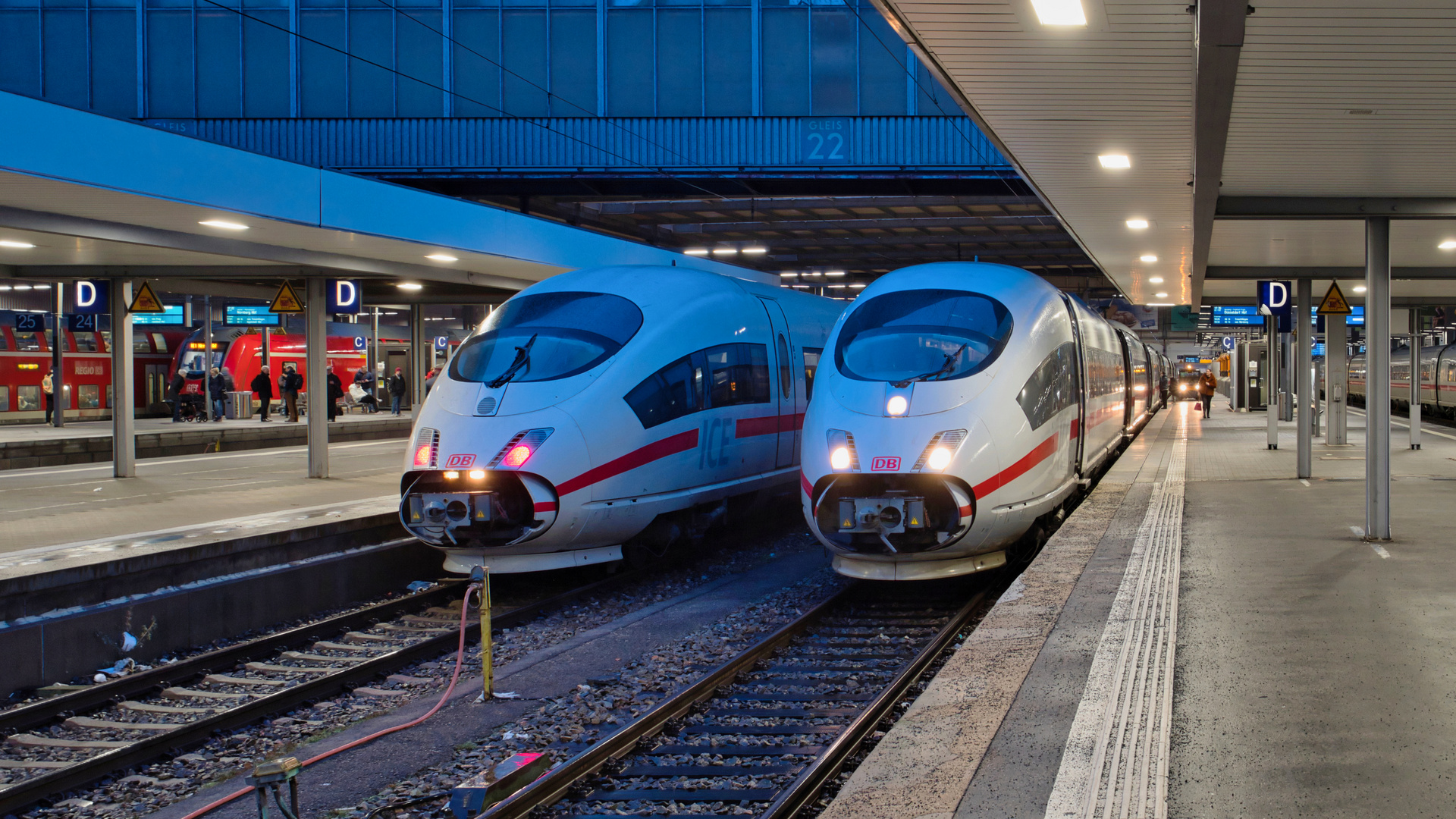 "Großmäuler" im Münchener Hauptbahnhof