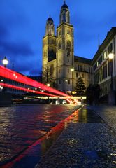 Grossmünster by Night - Zürich