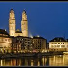 Grossmünster in der Stadt Zürich