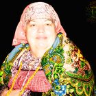 Großmutter vom Dorf Malye Korely