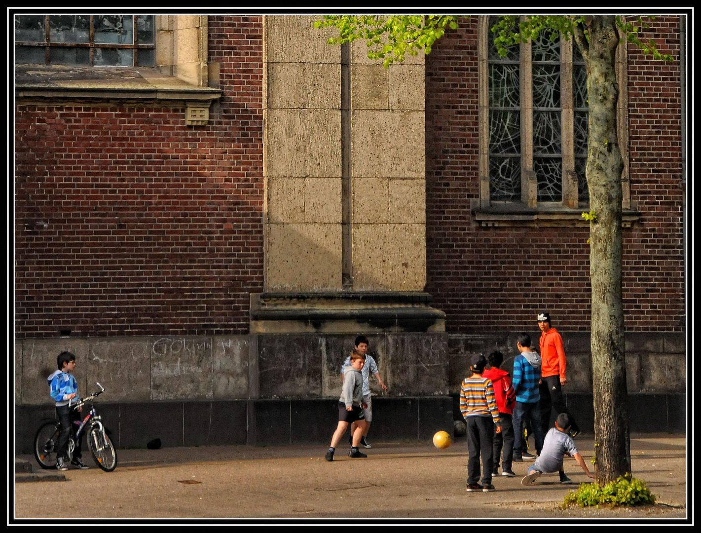 Großstadt-Spielplatz