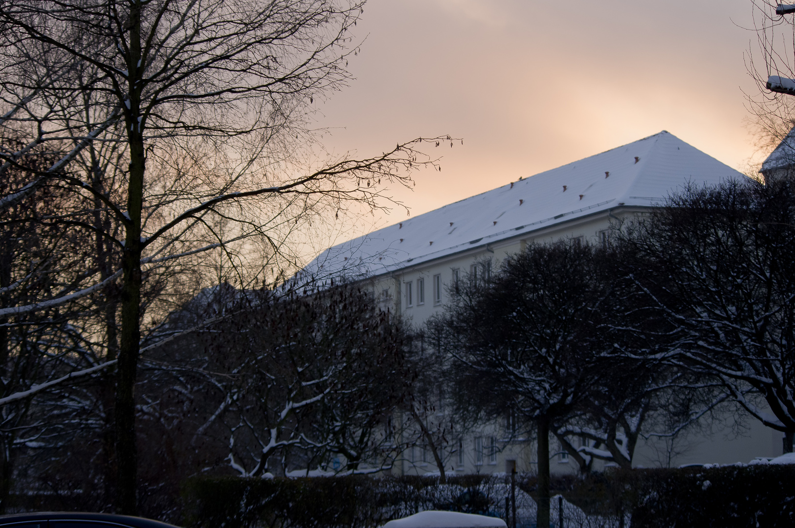 Grossstadthimmel im Winter