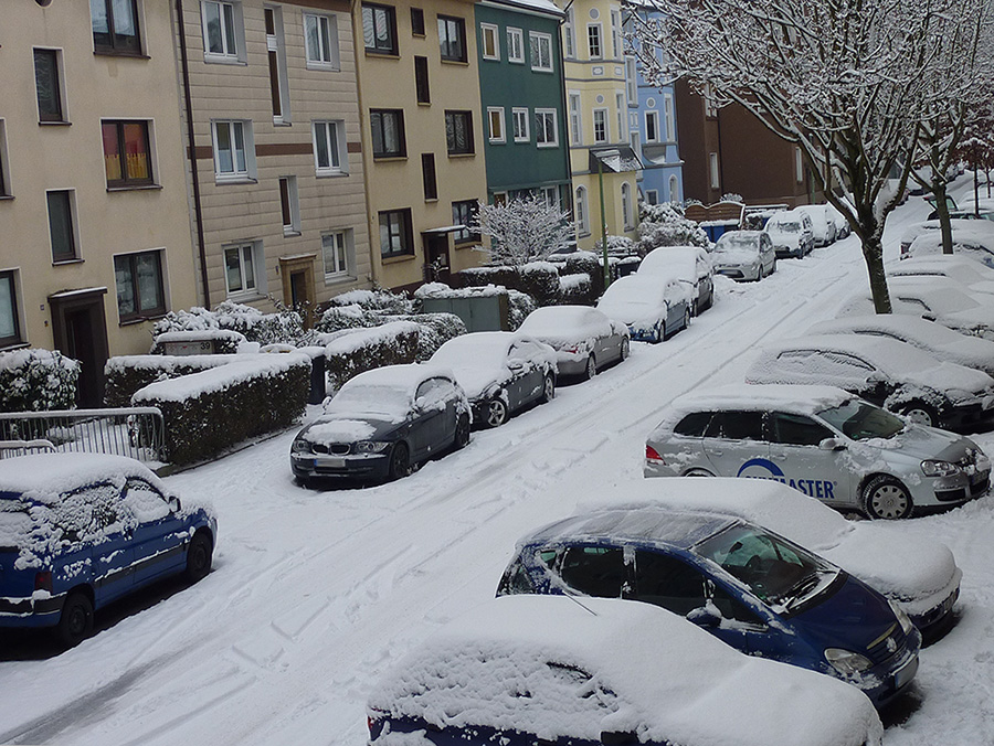 Großstadtwinter am 3. Januar 2010