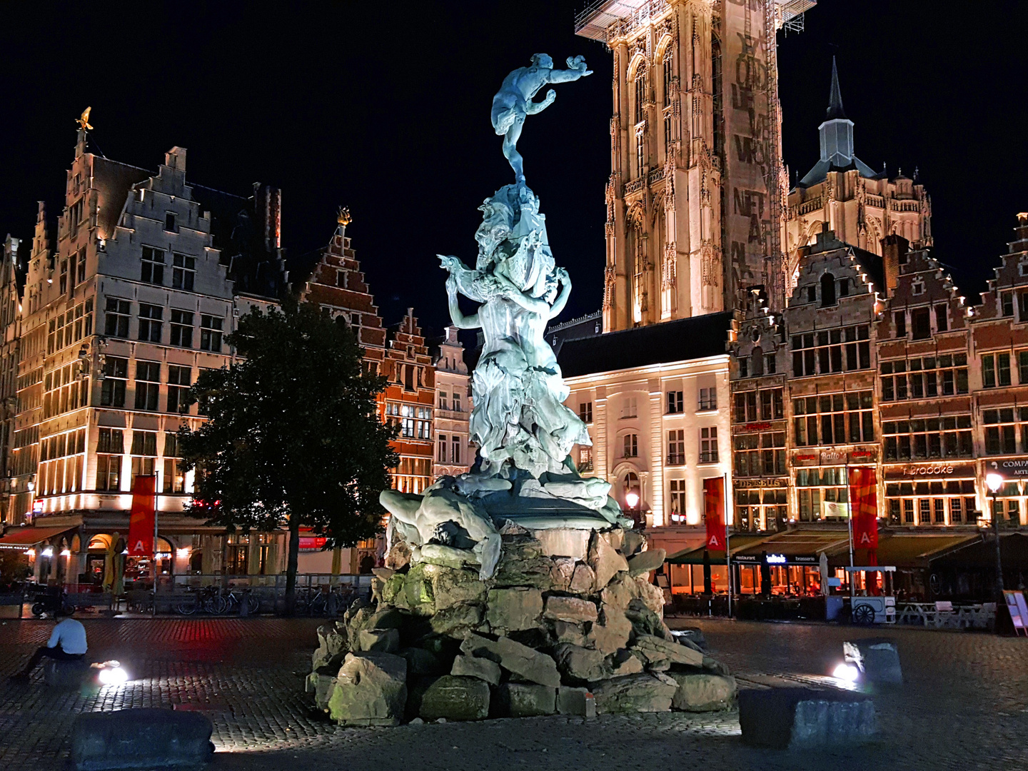 Grote Markt in Antwerpen...