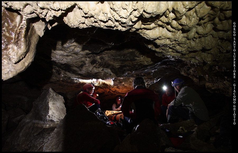 GROTTA DEL GORGO SANTO SUPERIORE - SPIEGAZIONE