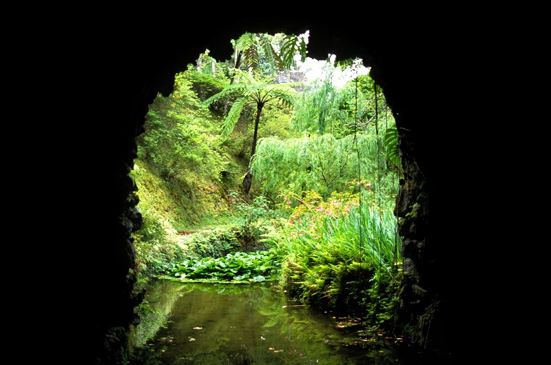 Grotte im Park Terra Nostra - Furnas - Sao Miguel (Azoren)