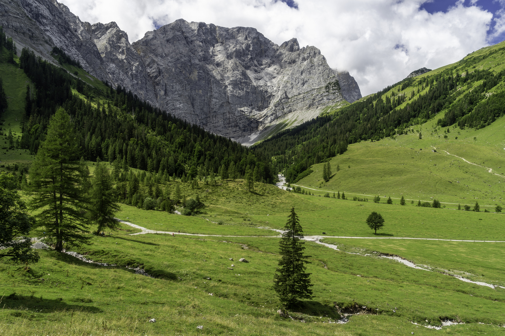 Grubenkarspitze und Engalm