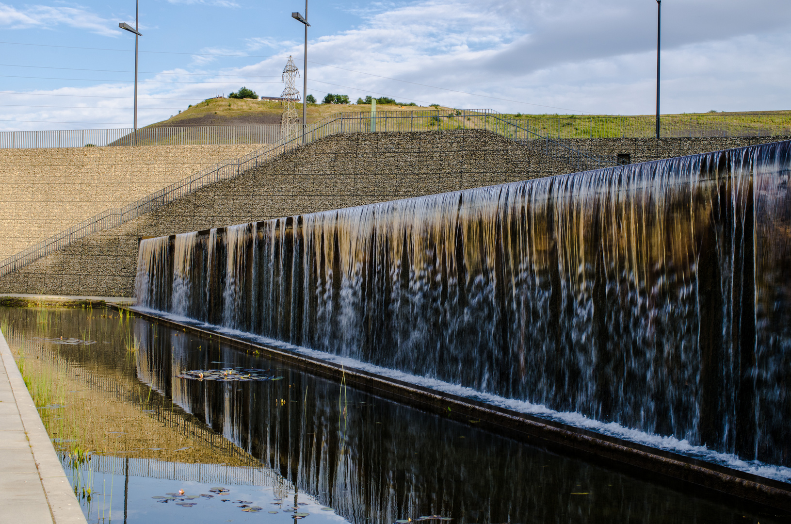 Grubenwasser in den Wassergärten Landsweiler-Reden