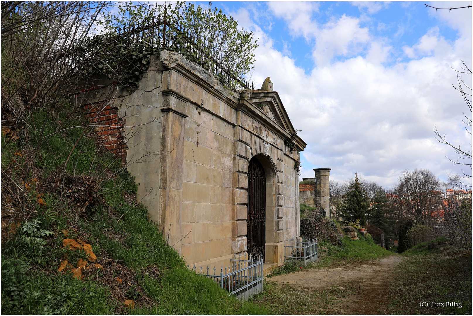 Grüfte auf dem Servatii-Friedhof in Quedlinburg