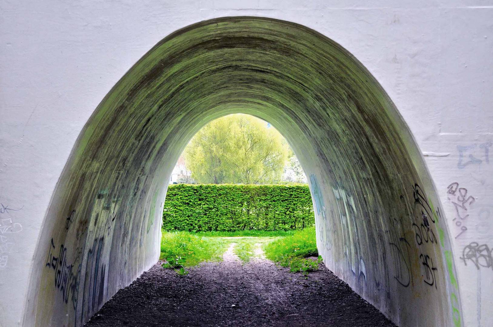 Grün am Ende des Tunnels