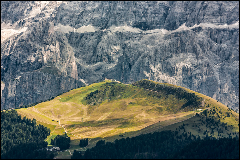 Grün trifft Grau