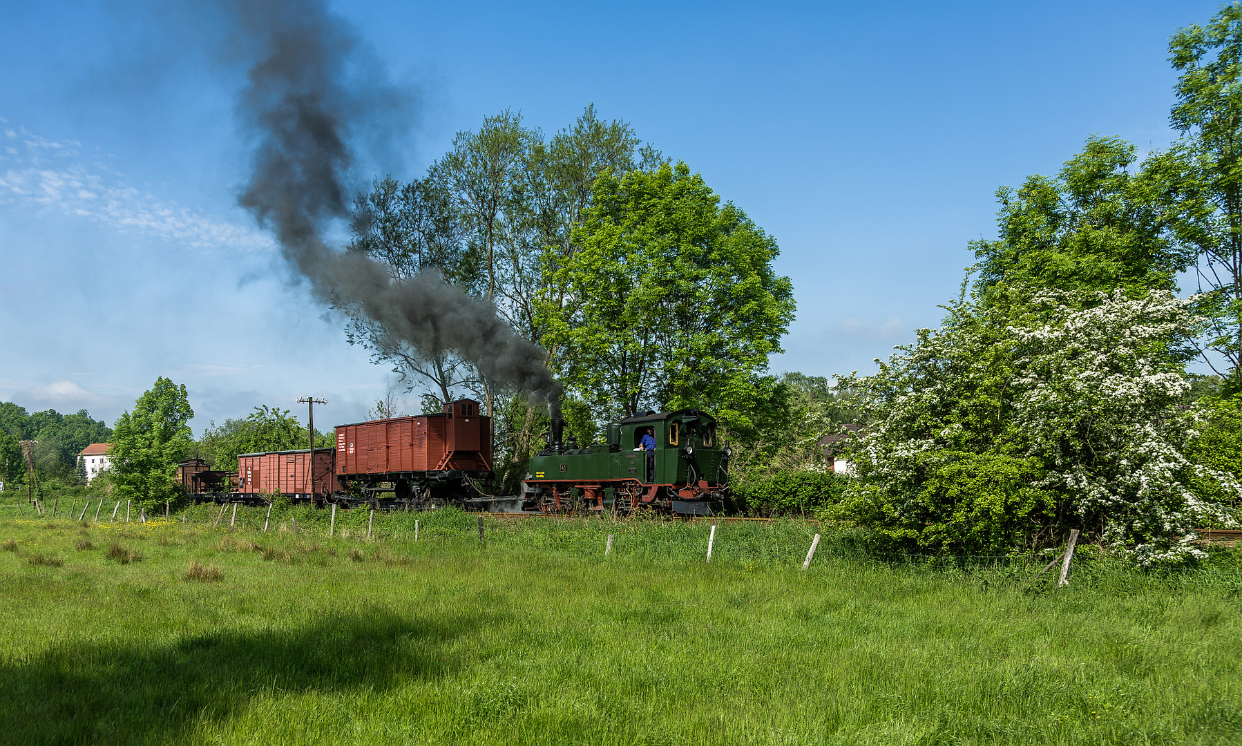 Grün und Blau