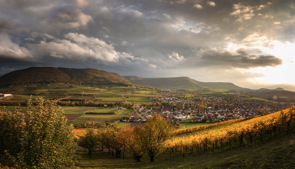 Grün und Gold Foto & Bild fotos, wolken, himmel Bilder auf