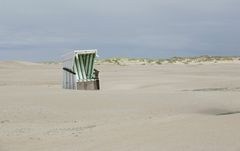 Grün Weiß am Strand