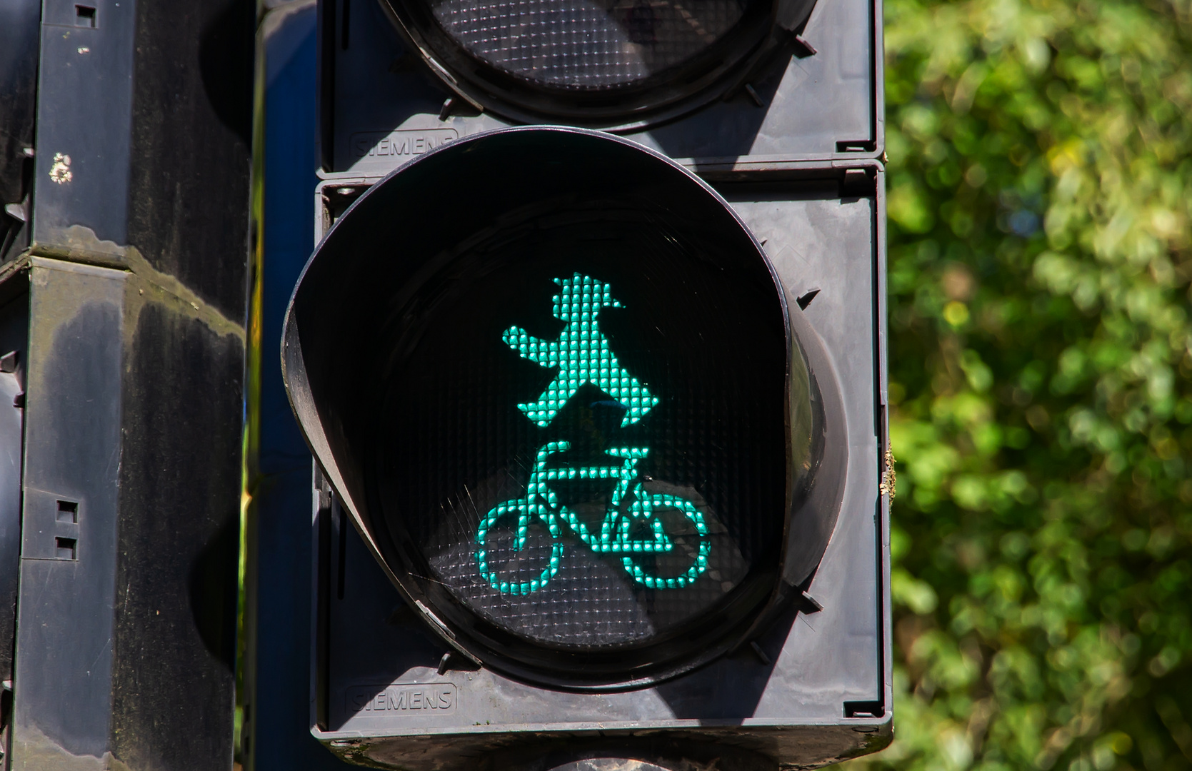 Grüne Ampelmännchen