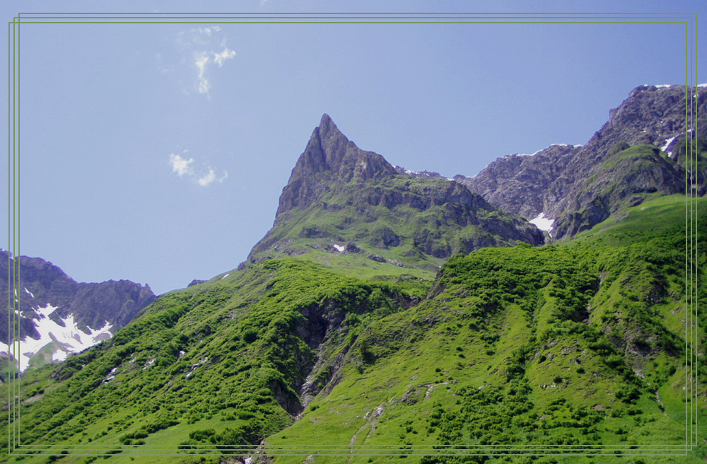 grüne Berge