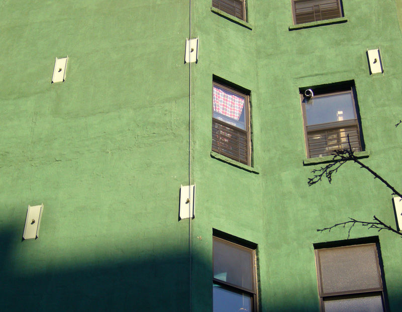 Grüne Fassade