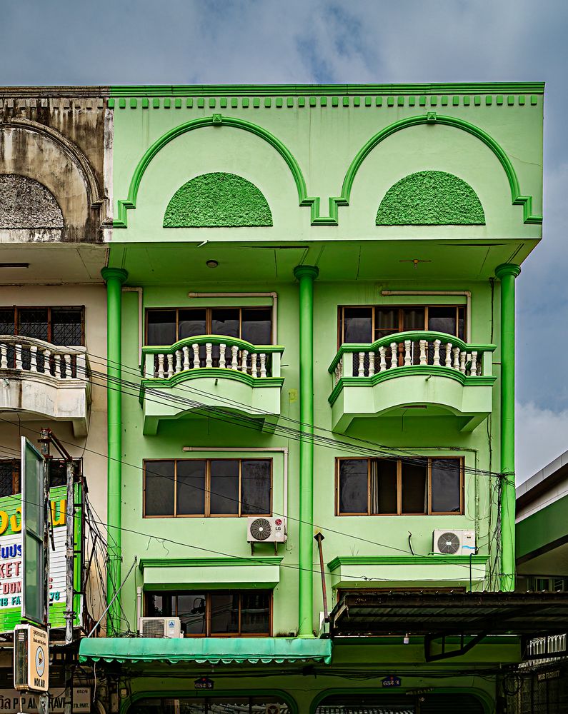Grüne Fassade