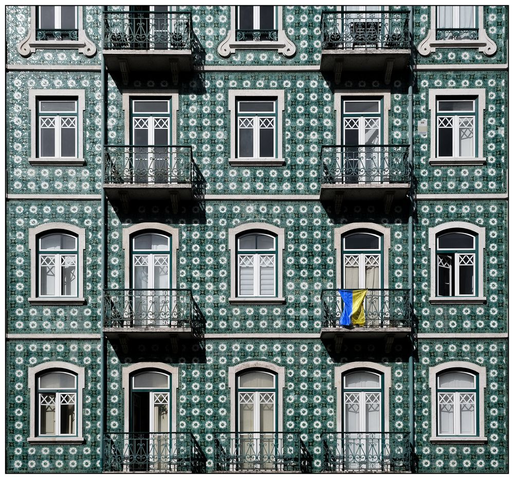 Grüne Fassade