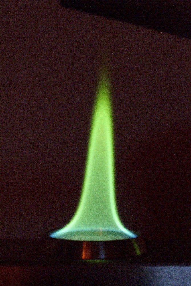 Grüne Flamme